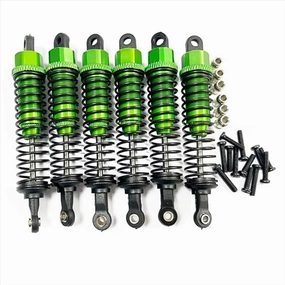 Rc Shock Absorber For Hosim For Xinlehong For Xlh 9125 9155 9156 1/10 1/12 6Pcs Metal Oil Shock Absorber Damper RC Car Upgrade Parts Accessories Replacement