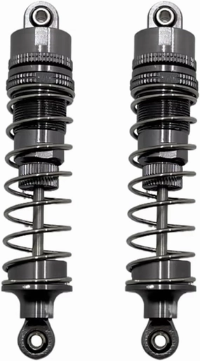 Rc Shock Absorber For Huangbo R1001 R1002 R1003 1/10 Metal Upgrade Front And Rear Hydraulic Shock Absorbers RC Car Parts Accessories Upgrade Replacement Use(Gray)