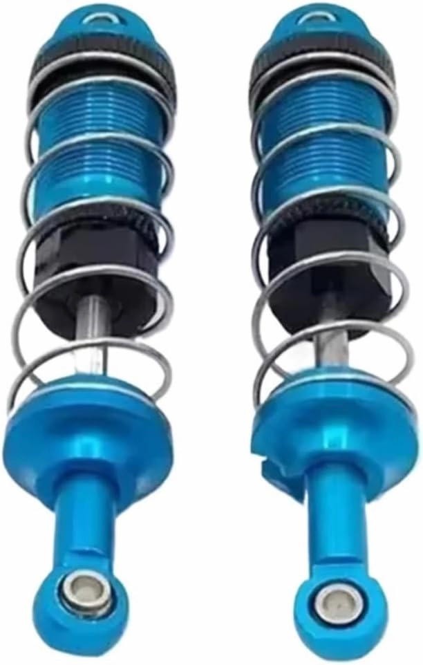 Rc Shock Absorber For Jjrc Q130 2pcs Metal For Spring Shock Absorber Blue RC Car Off-road Vehicle Tracked Vehicle Parts And Accessories Upgrade Replacement