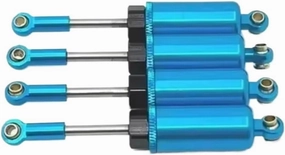 Rc Shock Absorber For Jjrc Q130 4pcs Metal Shock Absorber Blue RC Car Off-road Vehicle Tracked Vehicle Parts And Accessories Upgrade Replacement And Use