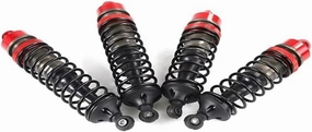 Rc Shock Absorber For Losi 5ive-t Dtt For Rovan LT V5 Kmx2 1/5 87003 For Spring Shock Absorber RC Car Tracked Vehicle Parts And Accessories Upgrade Replacement(Red)