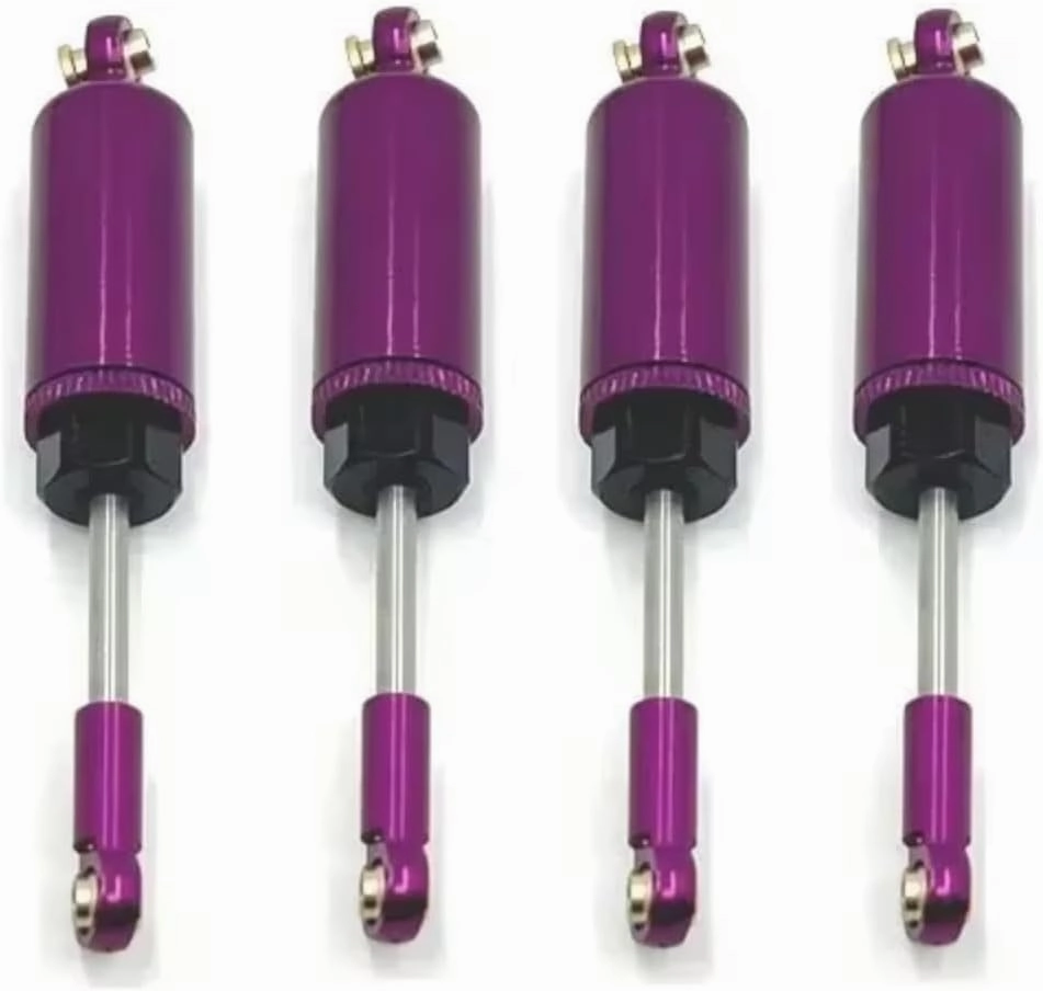 Rc Shock Absorber For MJX For Hyper Go 14209 14210 1/14 4pcs Metal Shock Absorber Rc Car Tracked Vehicle Parts And Accessories Upgrade Replacement And Use