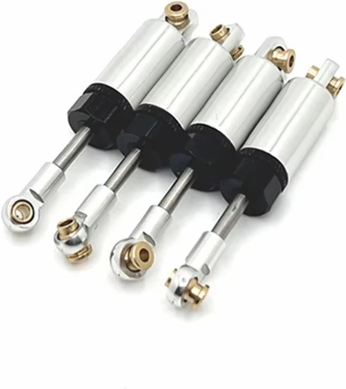 Rc Shock Absorber For MN98 For MN99S MN86 1/12 4pcs Metal Shock Absorber Rc Car Off-road Vehicle Tracked Vehicle Parts And Accessories Upgrade Replacement Use