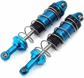 Rc Shock Absorber For WLtoys 12427 12428-A B 12429 12423 FY01 FY02 FY03 1/12 2pcs Metal Hydraulic Front Shock Absorber RC Car Parts Upgrade Replacement Use(Blue)
