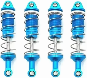 Rc Special Shock Absorber For LC For Racing Ptg-2 Ptg-2R 1/10 4pcs Metal Oil Shock Absorber Damper Rc Car Tracked Vehicle Parts And Accessories Upgrade Replacement And Use(Blue)