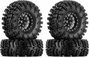Rc Wheel Rim Tire for S5 Mud for Terrain for Swamp Claw 70 * 27mm 1.3" Wheel Tires Set for 1/18 1/24 RC Crawler Car