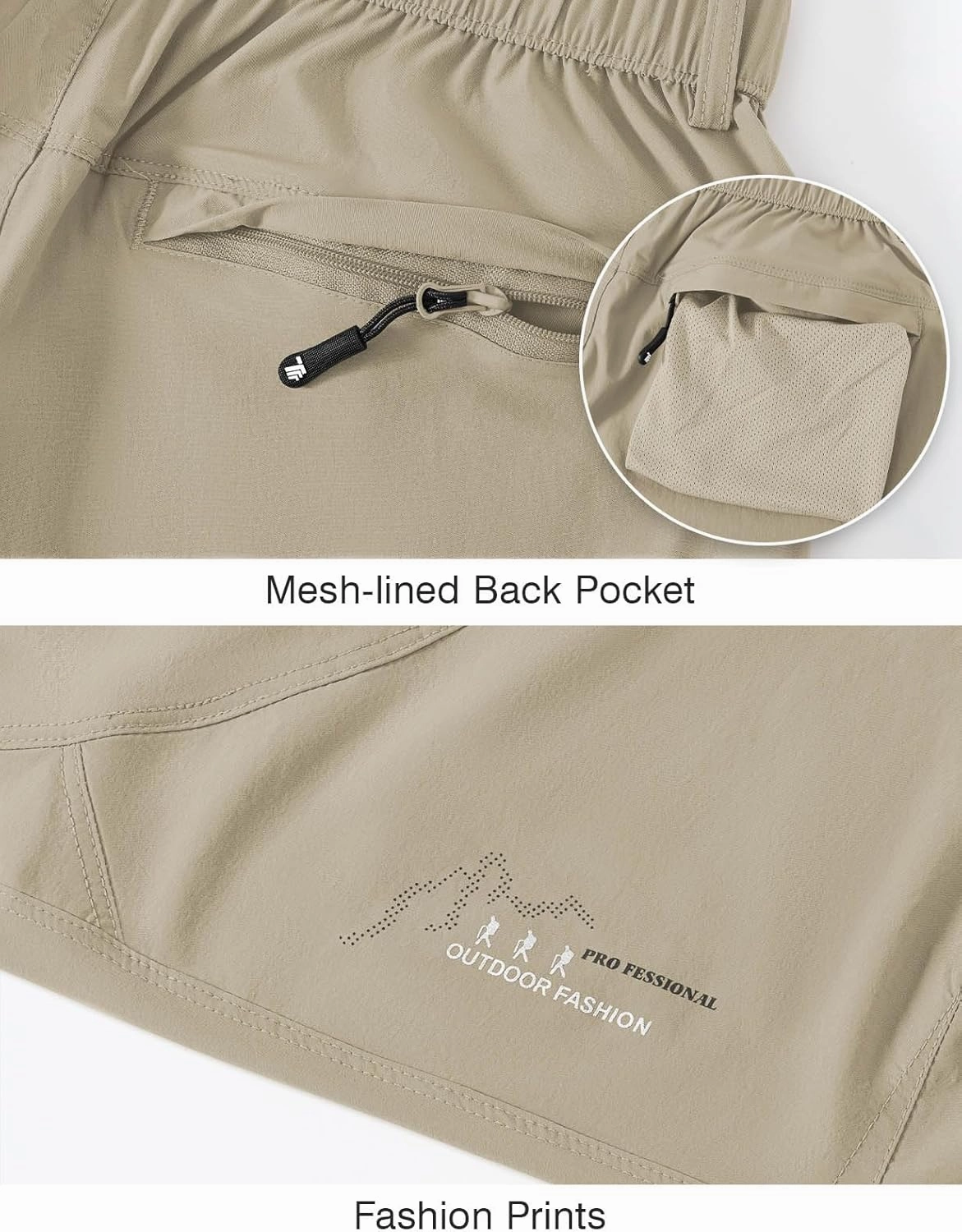 Rdruko Women's Hiking Pants Lightweight Quick Dry Water Resistant Outdoor Travel Fishing Pants with Pockets