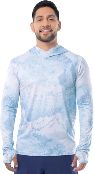Realtree Men's Technical Flex Raglan Performance Pullover Fishing Hoodie