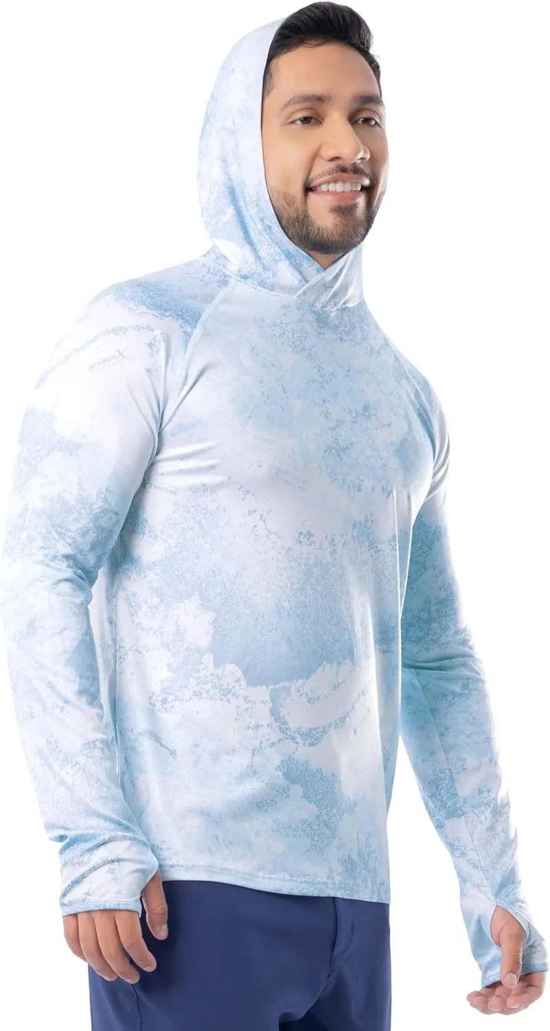Realtree Men's Technical Flex Raglan Performance Pullover Fishing Hoodie
