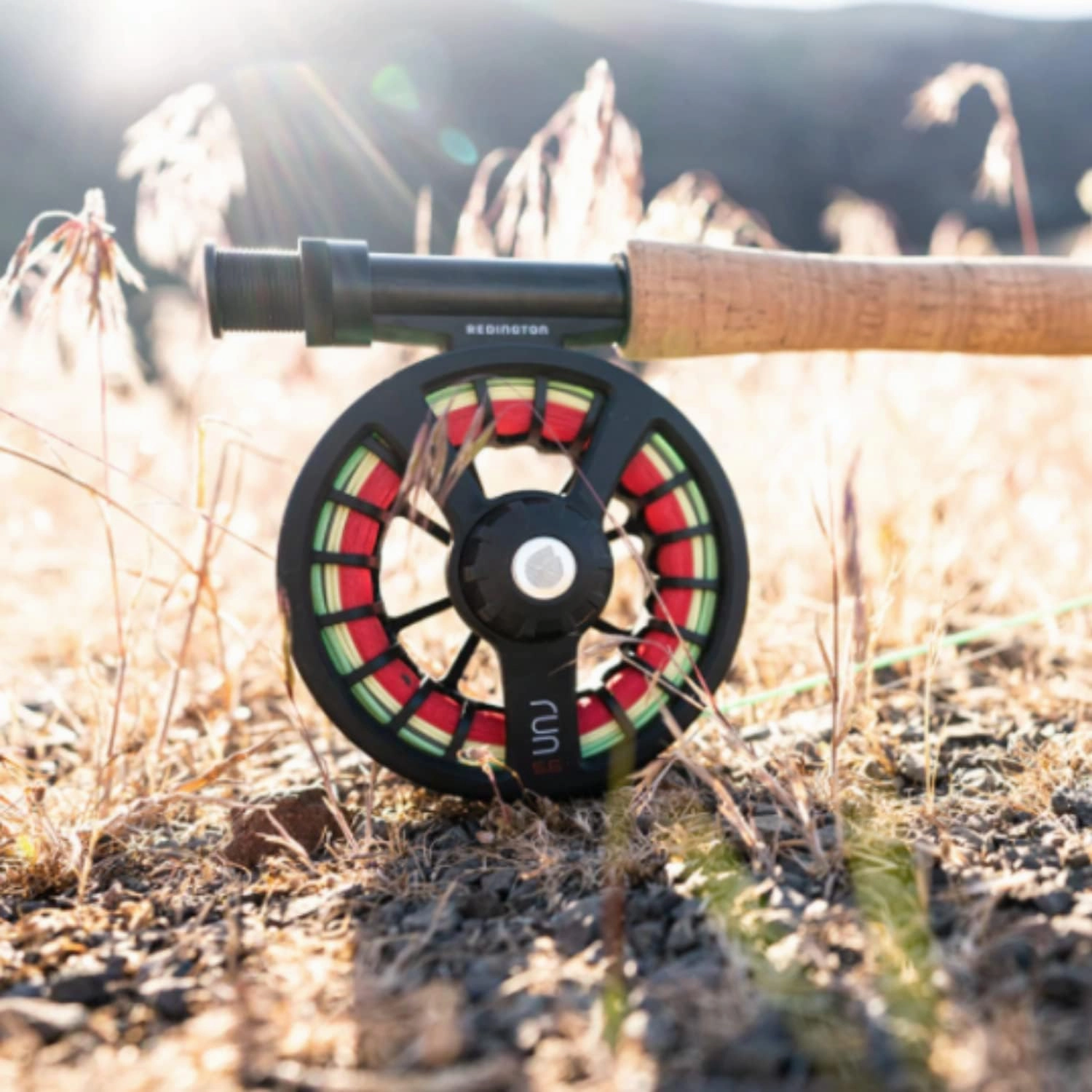 Redington Run Fly Reel, Lightweight Design for Trout, Freshwater Fishing, Carbon Fiber Drag System