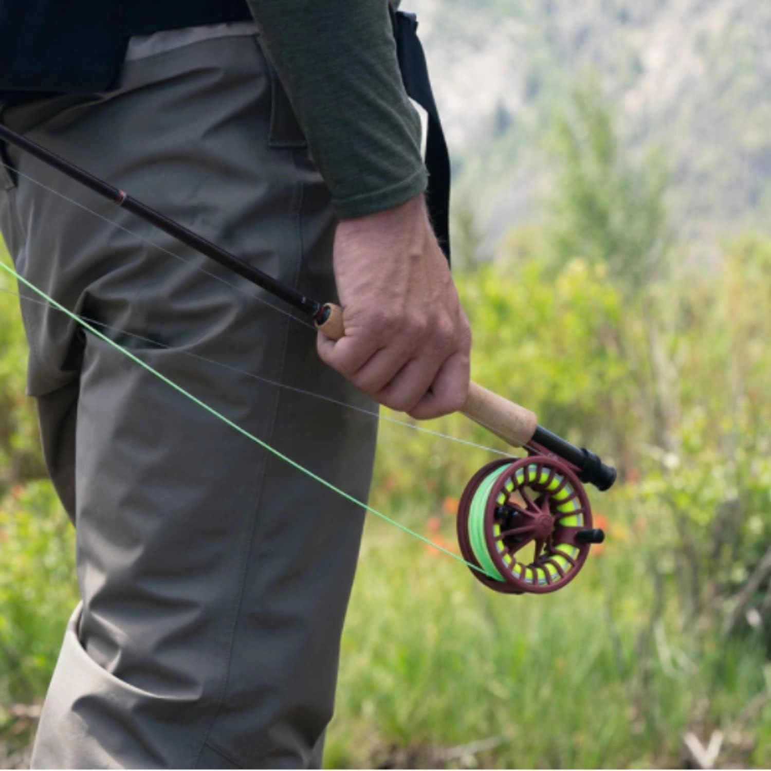 Redington Run Fly Reel, Lightweight Design for Trout, Freshwater Fishing, Carbon Fiber Drag System