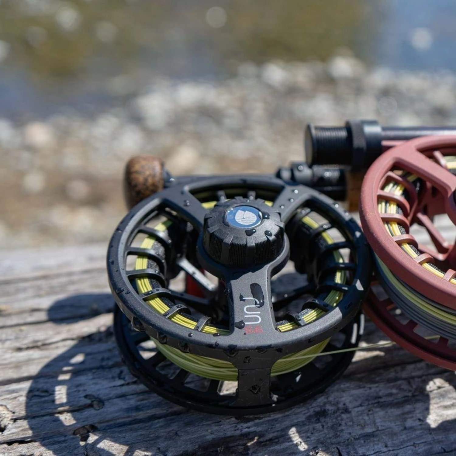 Redington Run Fly Reel, Lightweight Design for Trout, Freshwater Fishing, Carbon Fiber Drag System