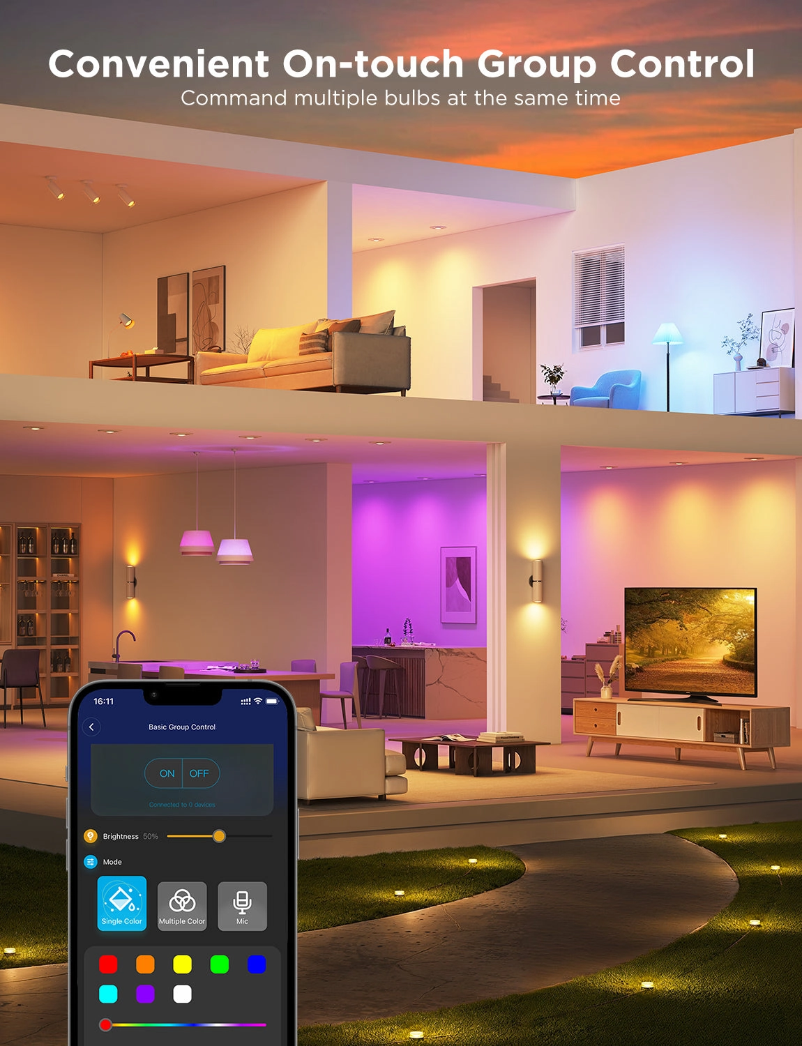 Refurbished Govee RGBWW Smart Light Bulbs