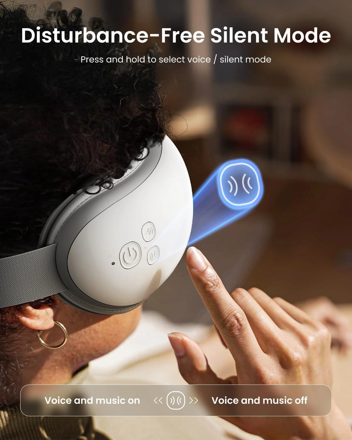 RENPHO Eyeris 1 Eye Massager with Heat, Mothers Day Birthday Gifts for Mom Dad Women Men Her Him, FSA HSA Eligible Eye Care, Smart Eye Mask for Relax Eye, Reduce Eye Strain