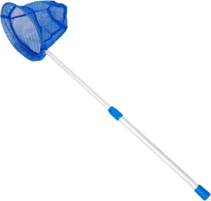 Retractable Fishing Net Long Handle Portable and Lightweight Design for Easy Catching for Adults Boys and Girls for Pier Fishing and Water Filtration