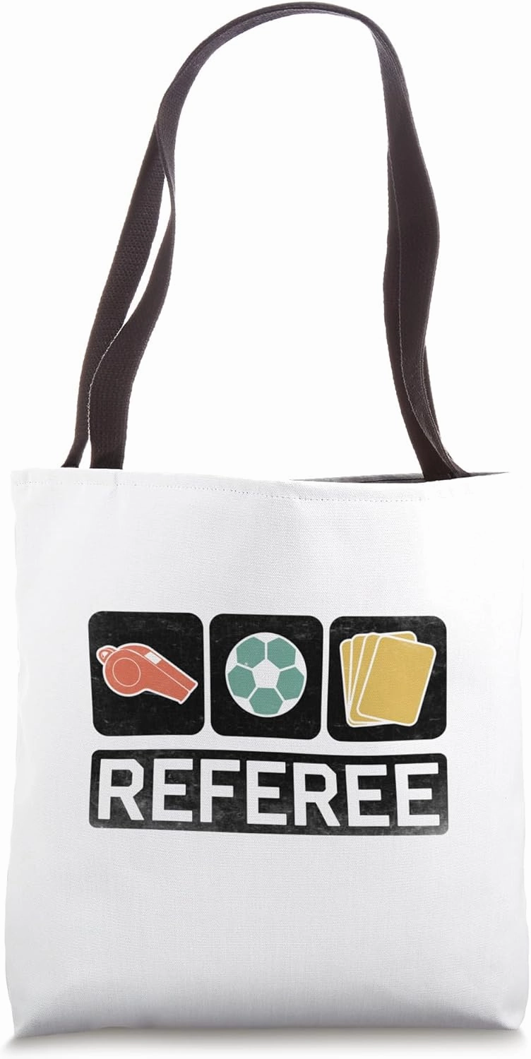 Retro Referee Referees Game Sports Tote Bag