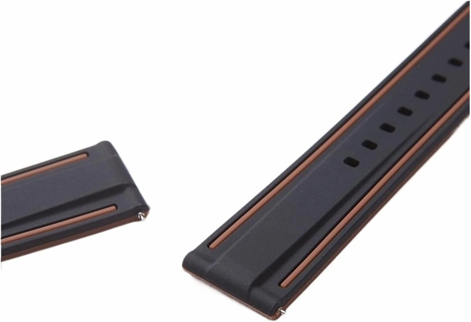 RHAIYAN Silicone Watch Bands 20mm 22mm 24mm Stainless Steel Rubber Strap Replacement Strap Watch Bands Watch Accessories