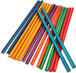 Rhythm Music Sticks Set for Boys and Girls 16pcs Wood Sticks Educational Musical Instruments Toys