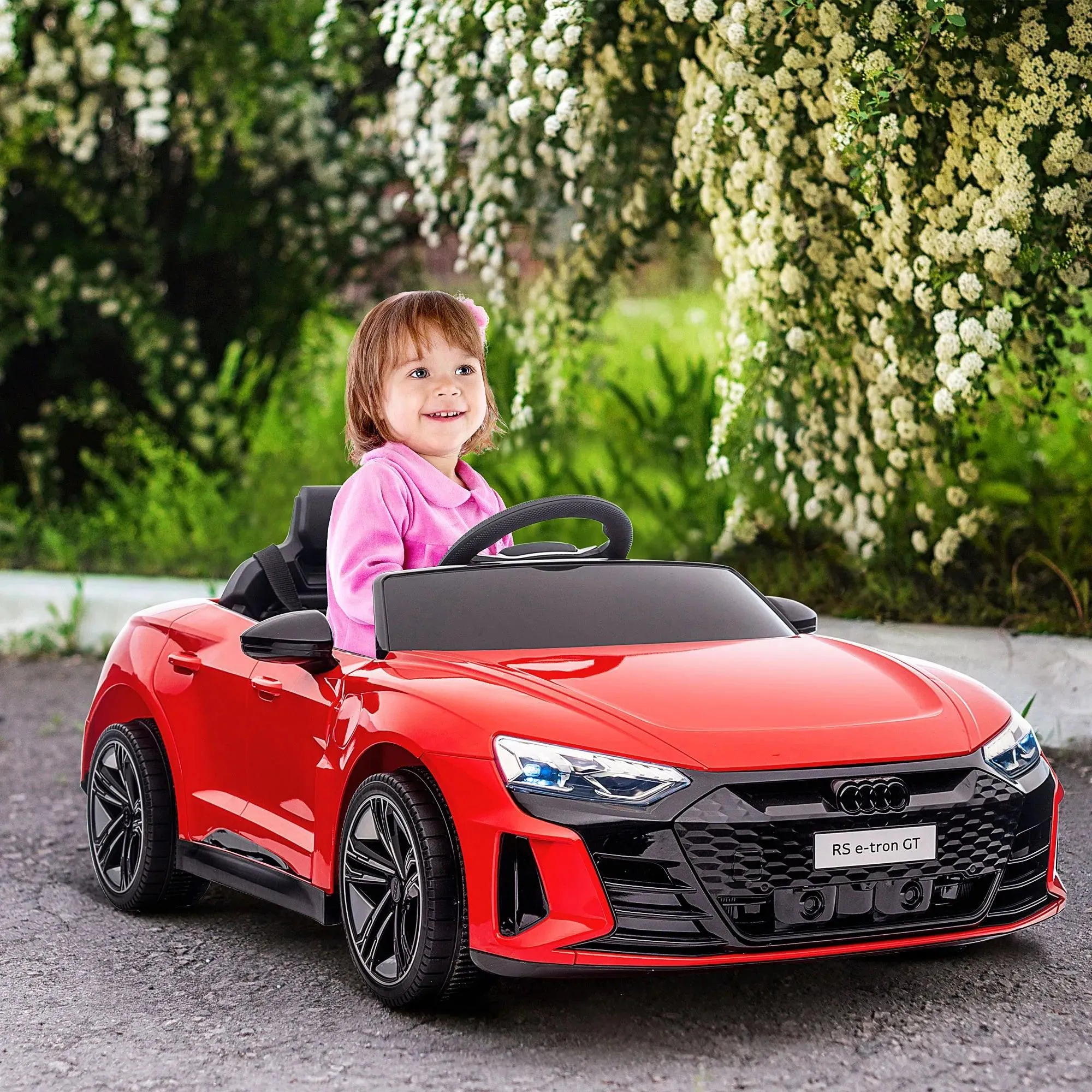Ride on drivable electric car for Kids 3-8 years AUDI RS with Remote Control