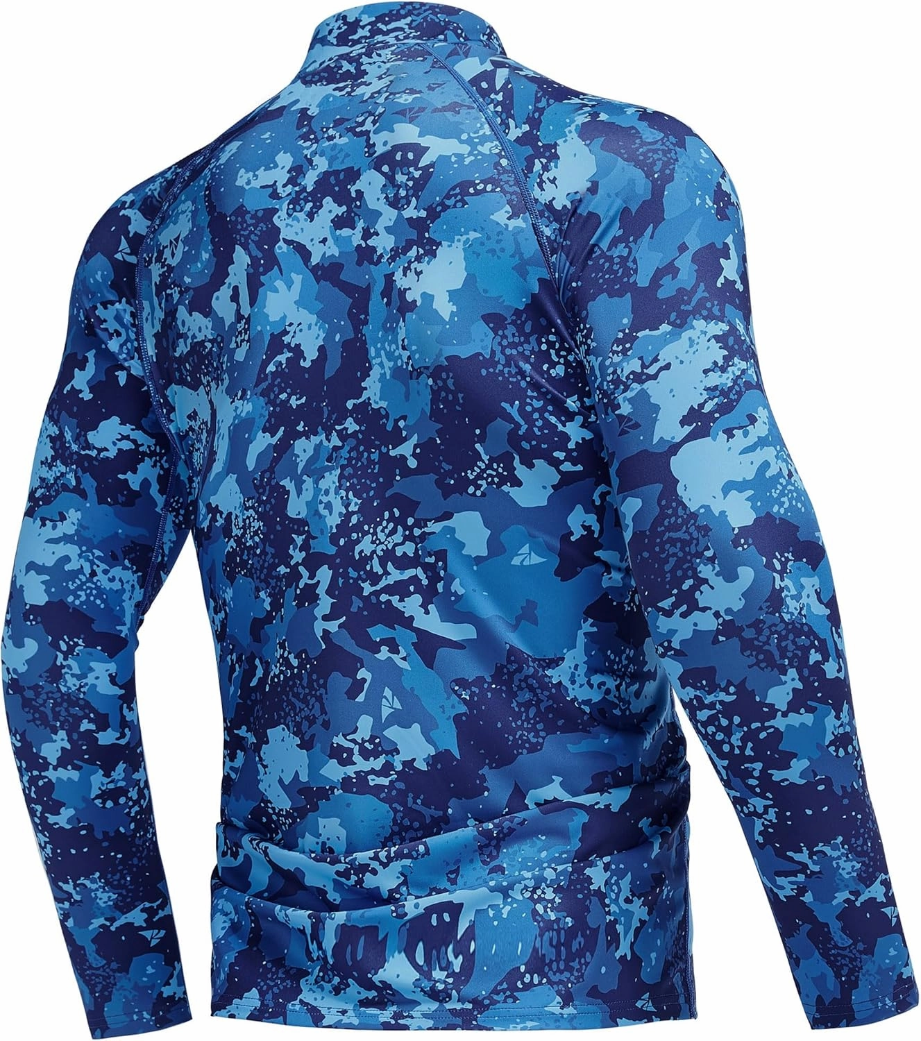 Rodeel Men's Running Hiking Shirts 1/4 Zip UPF 50  Sun Protection Long Sleeve Shirt