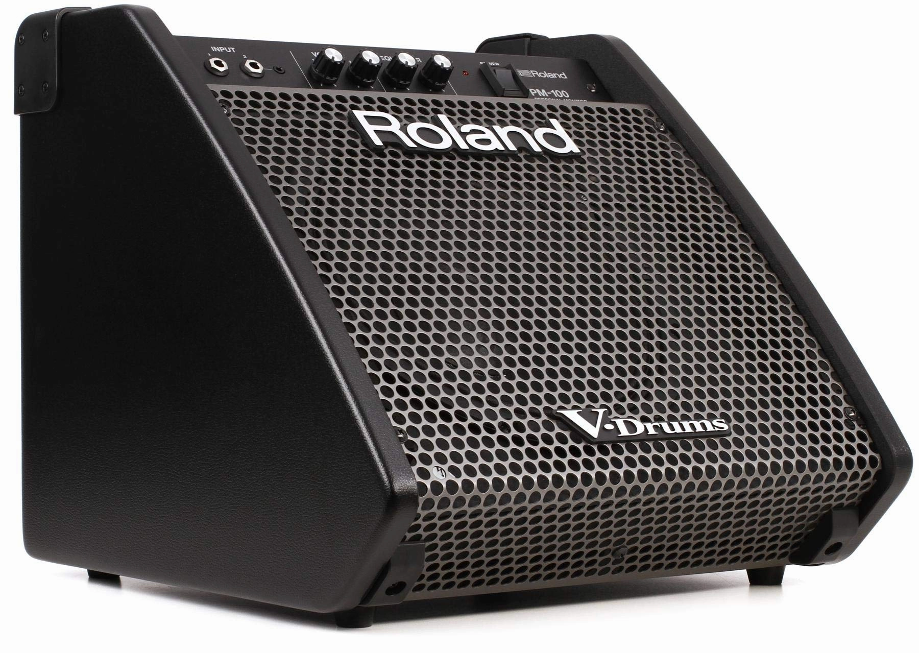 Roland PM-100 Compact Electronic V-Drum Set Monitor, 80-Watt,Black