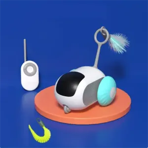Royaleva Smart Pet Sports Car Toy - Remote Control Interactive Cat Toy USB Charging