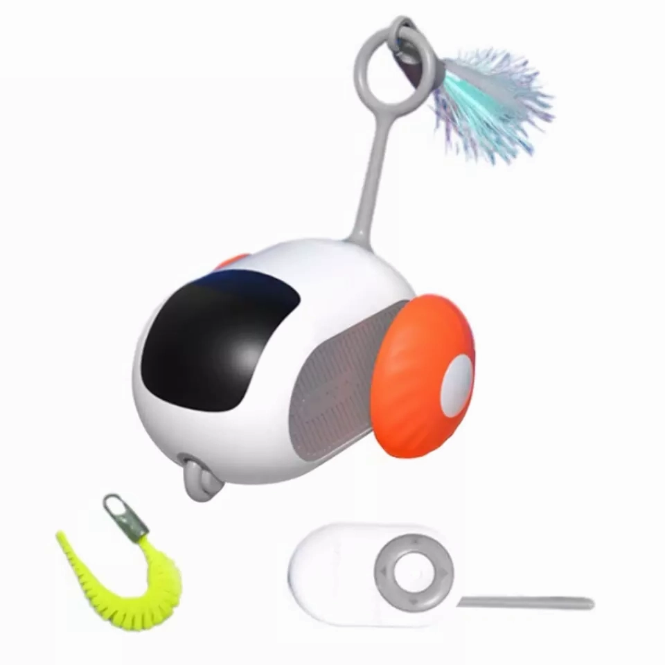 Royaleva Smart Pet Sports Car Toy - Remote Control Interactive Cat Toy USB Charging