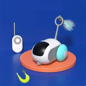 Royaleva Smart Pet Sports Car Toy - Remote Control Interactive Cat Toy USB Charging
