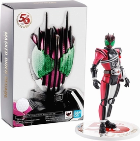 S.H. Figuarts Kamen Rider Decade (True Bone Carving Method) 50th Anniversary Version, Approx. 5.7 inches (145 mm), ABS & PVC Pre-painted Action Figure