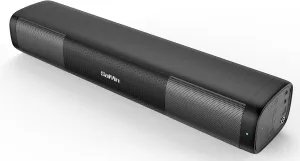 SaiYin 15.2 Inch Compact Sound Bar for Smart TV, 50W Soundbar for TV with Bluetooth5.3, OPT & AUX, Easy Setup & Wall Mountable, Perfect Surround Sound System for TV, PC, and Small Spaces like Bedrooms