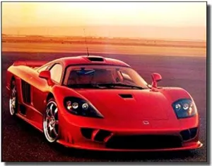 Saleen S7 2003 Sports Racing Red Car Wall Decor Art Print Poster (16x20)