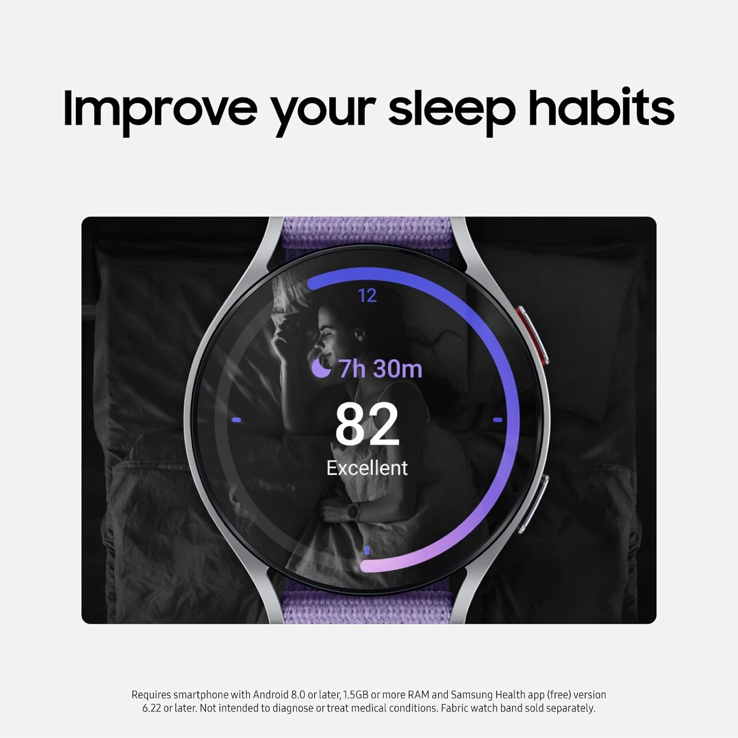 SAMSUNG Galaxy Watch 6 44mm LTE , Fitness Tracker, Personalized HR Zones, Advanced Sleep Coaching, Heart Monitor, BIA Sensor for Health Wellness Insights, Big Screen, US Version, Silver (Renewed)
