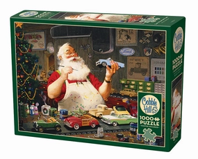 Santa Painting Cars, 1000pcs, Compact