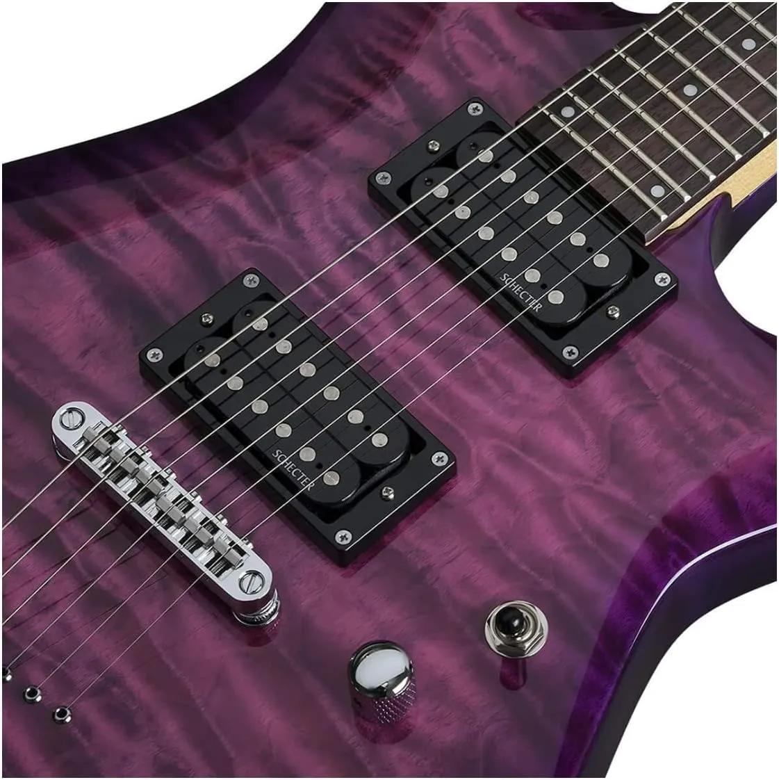 Schecter C-6 Plus Solid-Body Electric Guitar, EM