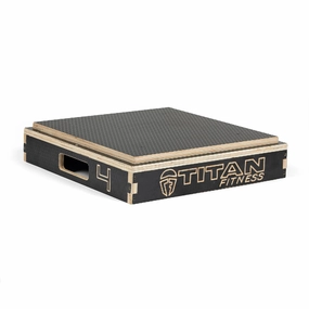 Scratch and Dent, 4" Stackable Wooden Plyo Box