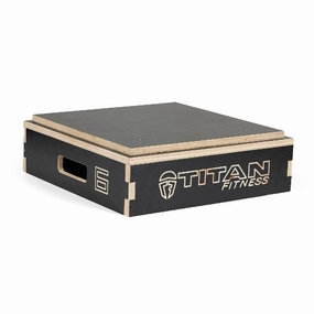 Scratch and Dent, 6" Stackable Wooden Plyo Box