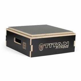 Scratch and Dent, 8" Stackable Wooden Plyo Box