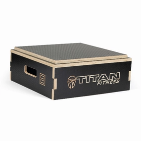 Scratch and Dent, 8" Stackable Wooden Plyo Box