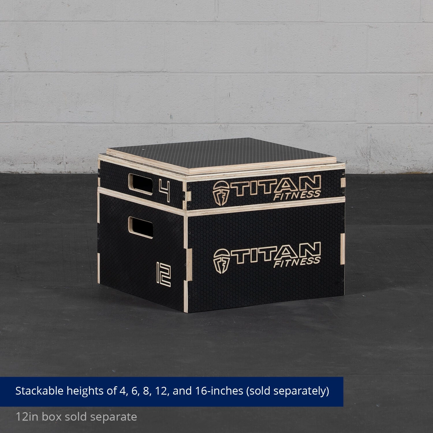 Scratch and Dent - 12-in Stackable Wooden Plyometric Box - FINAL SALE