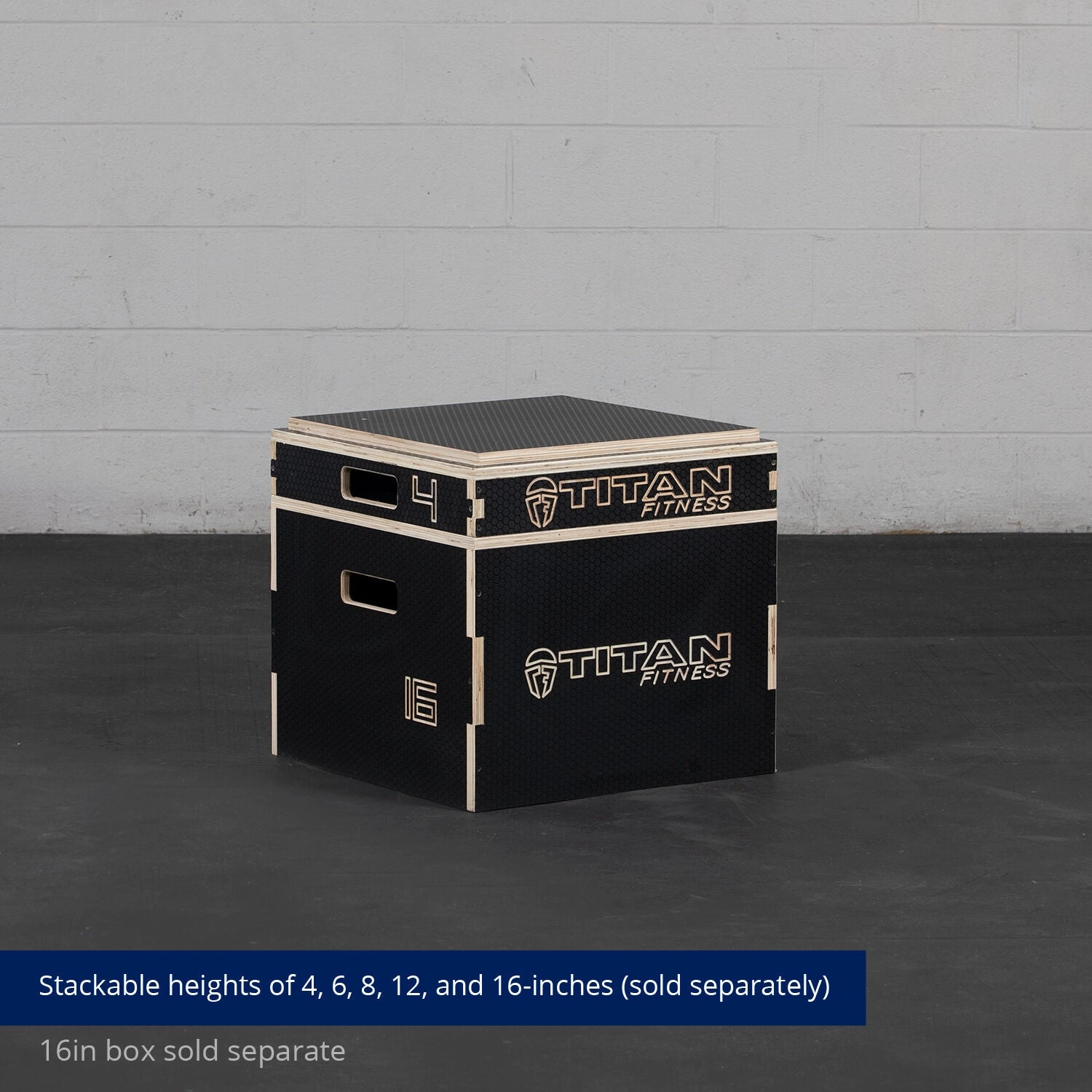 Scratch and Dent - 4-in Stackable Wooden Plyometric Box - FINAL SALE