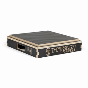 Scratch and Dent - 4-in Stackable Wooden Plyometric Box - FINAL SALE