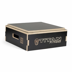 Scratch and Dent - 8-in Stackable Wooden Plyometric Box - FINAL SALE
