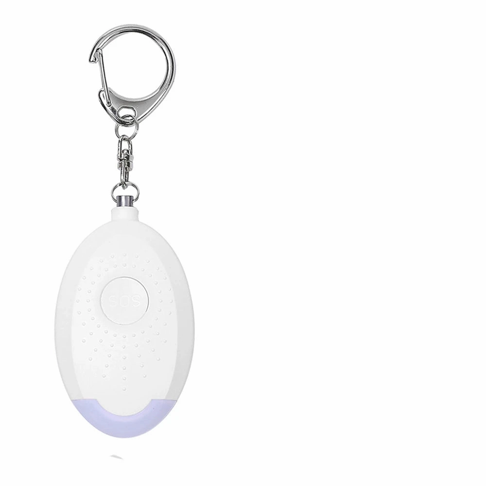 Self Defense Alarm Keychain 130dB for Kid Girl Elderly Personal Safety Scream Loud Emergency Security Protect Alert Rechargeable