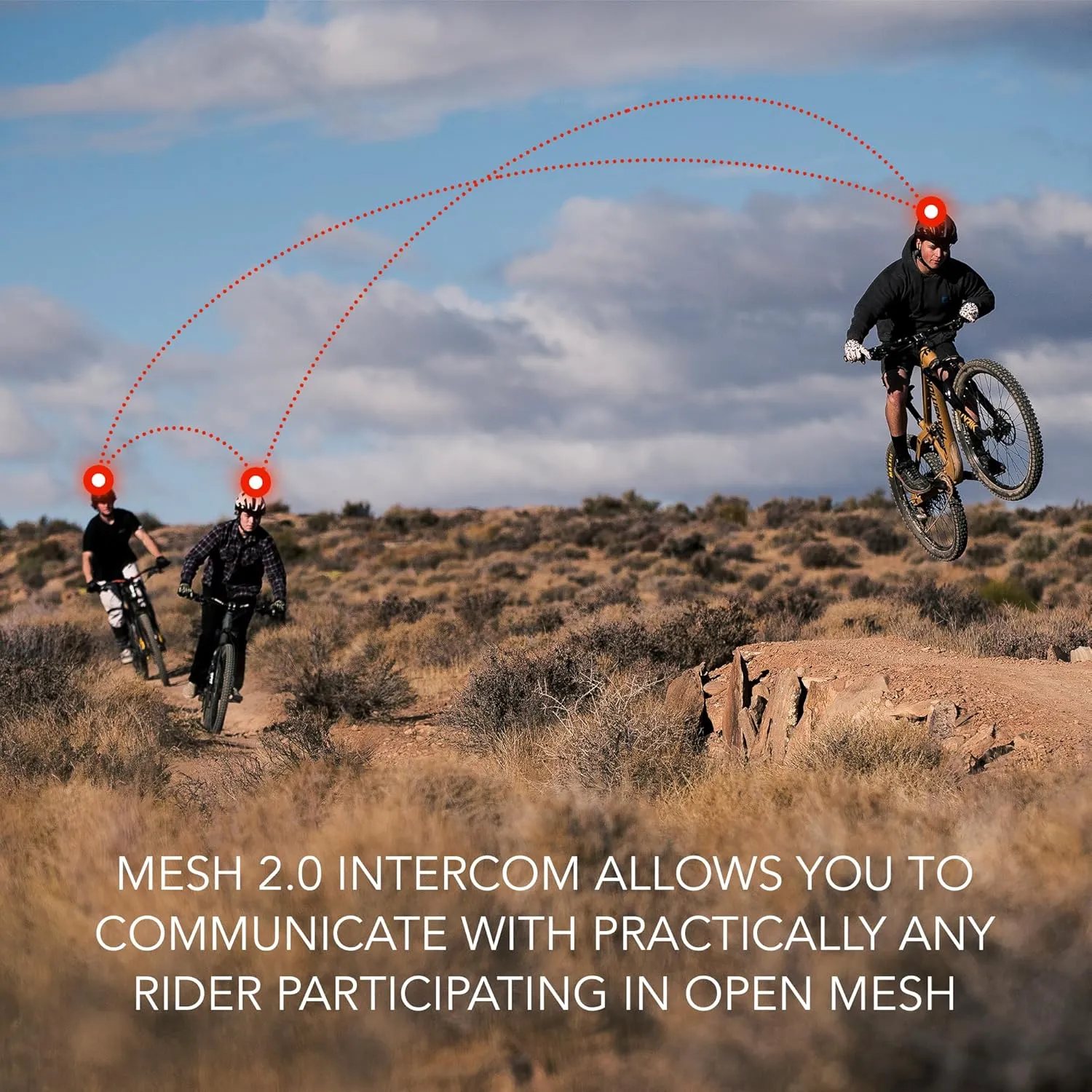 Sena M1 / M1 EVO Bluetooth and Mesh Intercom Smart Communications Mountain Bike Helmets