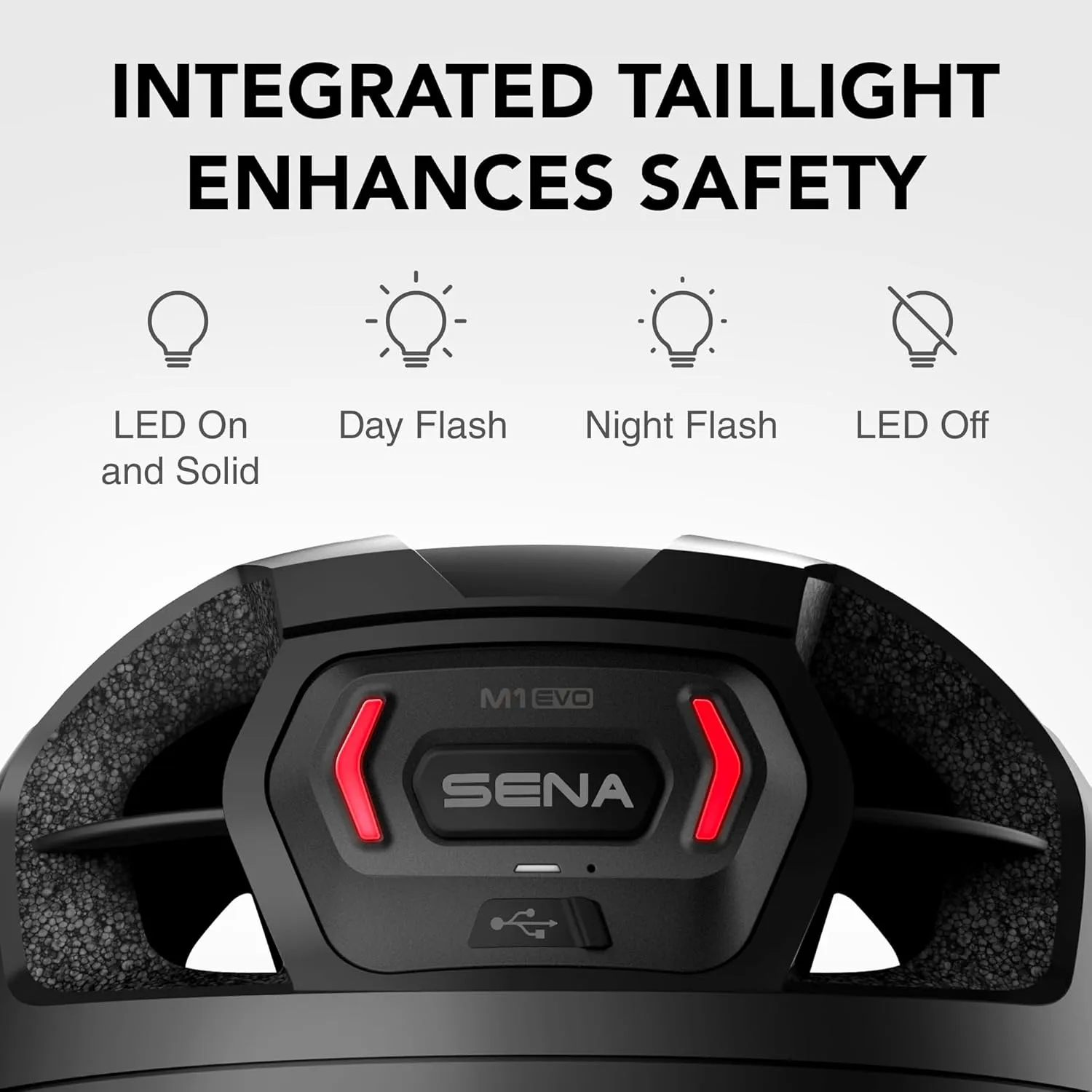 Sena M1 / M1 EVO Bluetooth and Mesh Intercom Smart Communications Mountain Bike Helmets
