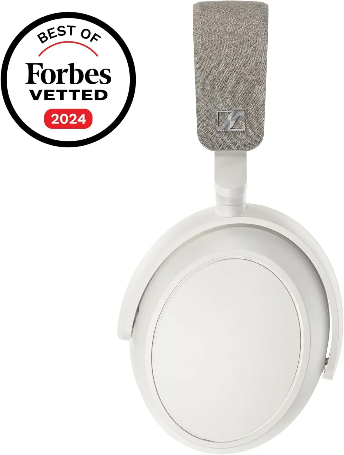 Sennheiser Consumer Audio Momentum 4 Wireless Headphones - Bluetooth Headset for Crystal-Clear Calls with Adaptive Noise Cancellation, 60h Battery Life, Customizable Sound, White (509267)