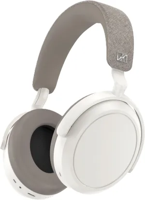 Sennheiser Consumer Audio Momentum 4 Wireless Headphones - Bluetooth Headset for Crystal-Clear Calls with Adaptive Noise Cancellation, 60h Battery Life, Customizable Sound, White (509267)