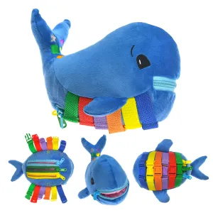 Sensory Buckle Whale Pillow