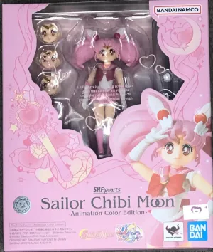 S.H. Figuarts Sailor Moon Sailor Chibi Moon Animation Color Edition (Resale Version) Approx. 3.9 inches (100 mm), PVC & ABS Pre-painted Action Figure