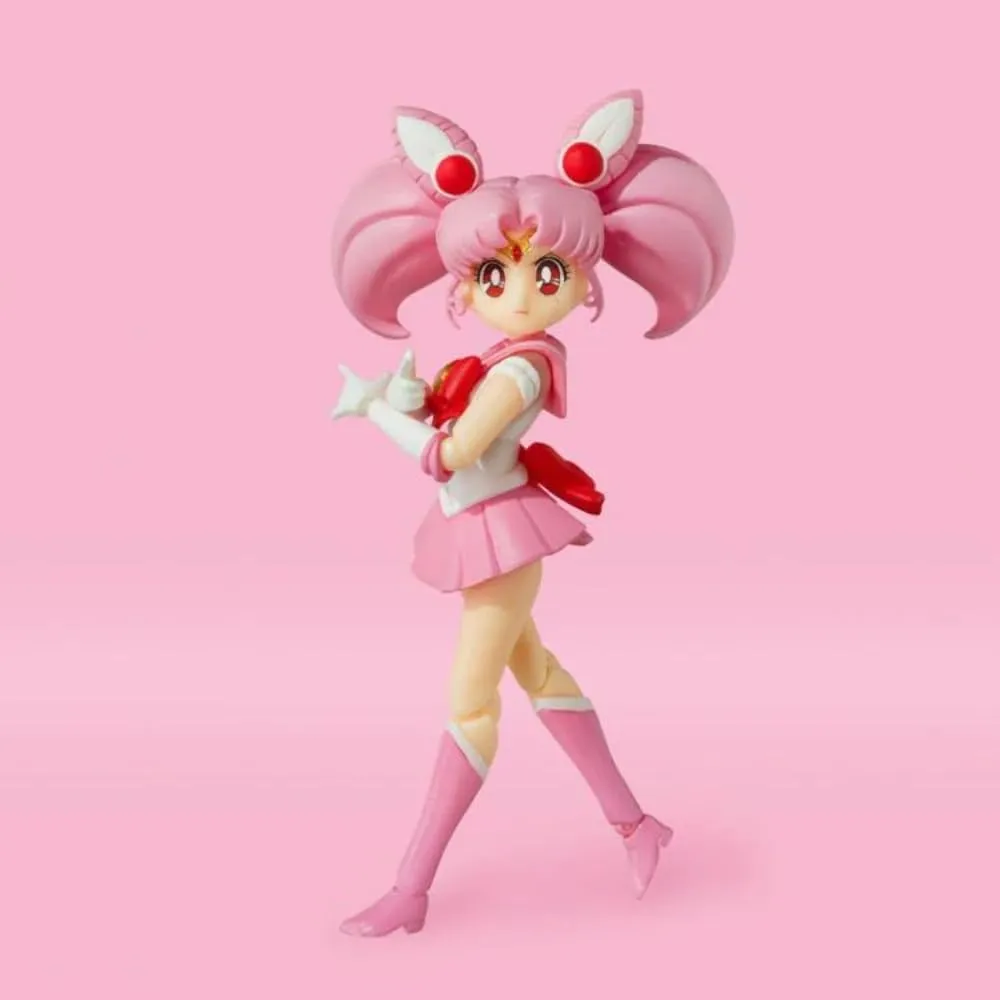 S.H. Figuarts Sailor Moon Sailor Chibi Moon Animation Color Edition (Resale Version) Approx. 3.9 inches (100 mm), PVC & ABS Pre-painted Action Figure